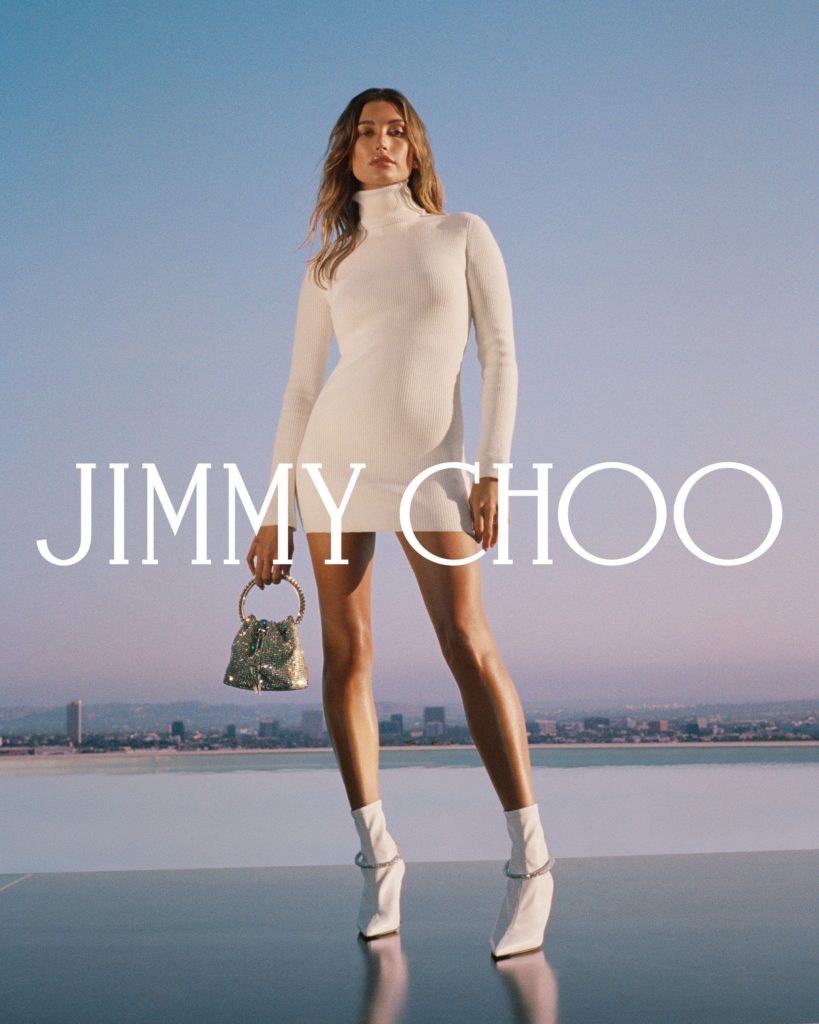 Hailey Bieber Jimmy Choo Campaign 2022 Spring